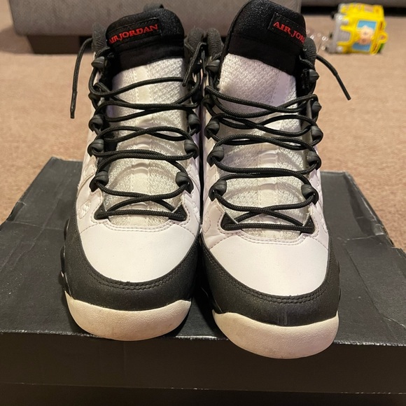 space jam 9s on feet